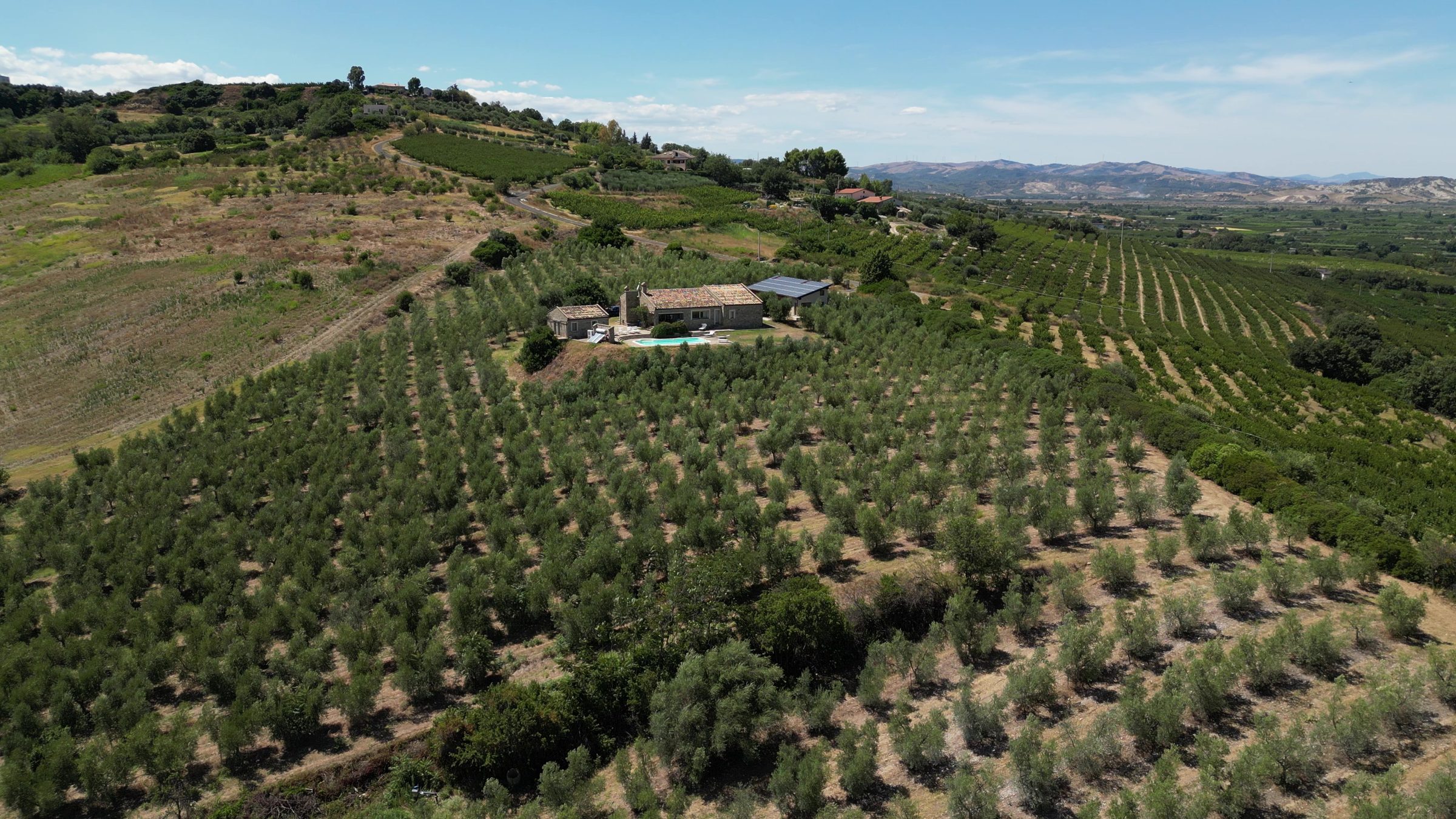 La tenuta di Santa Laura sulle colline del Metapontino
